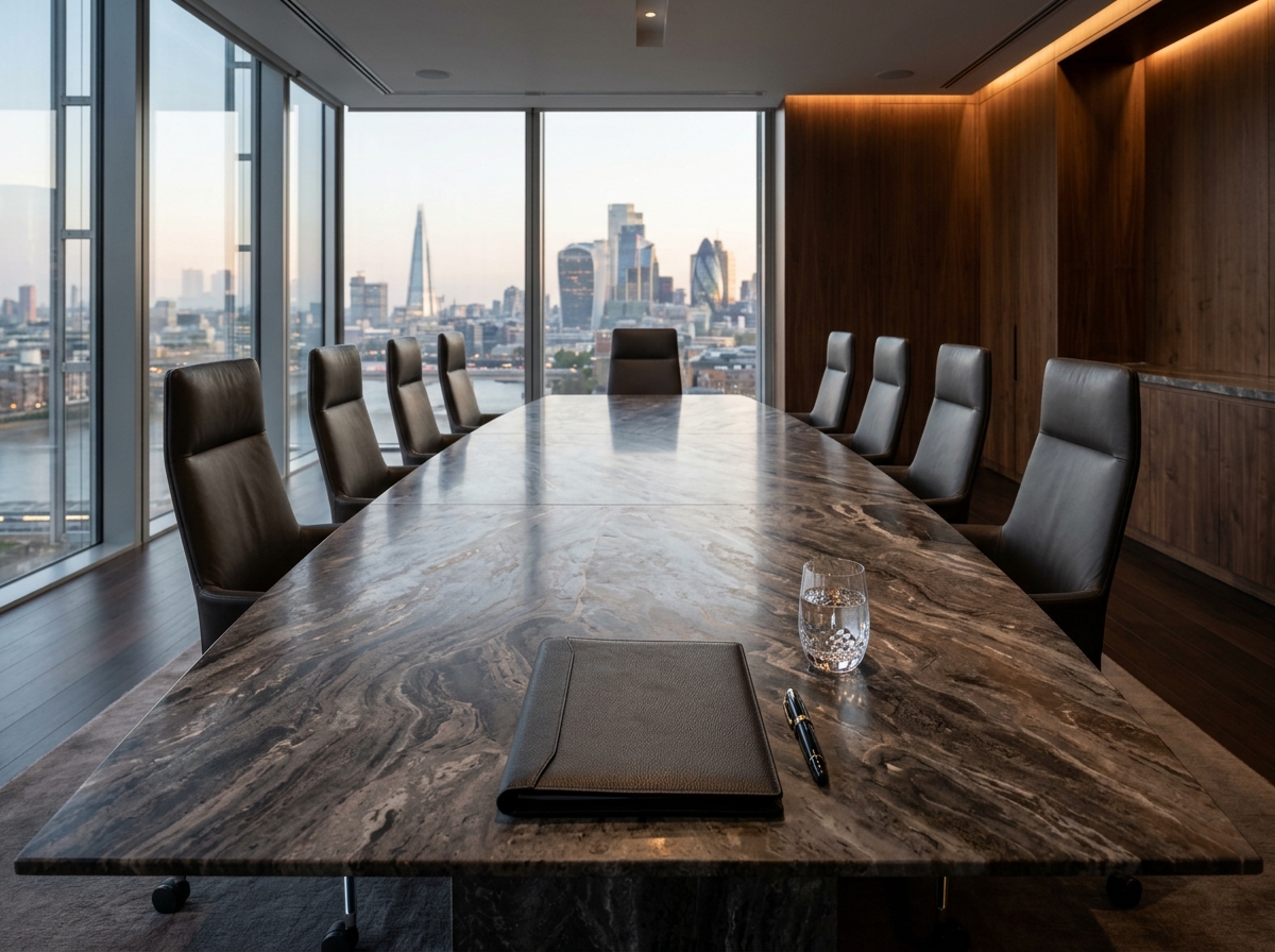 Sala de planejamento estratégico e governança corporativa — Victor Malhano